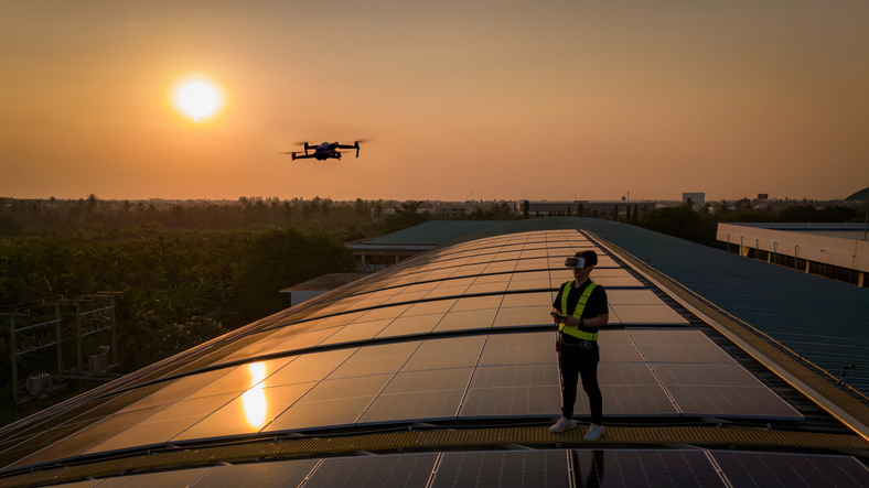 Termografía de paneles solares con drones